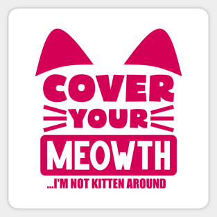 Cover Your Cat Sticker